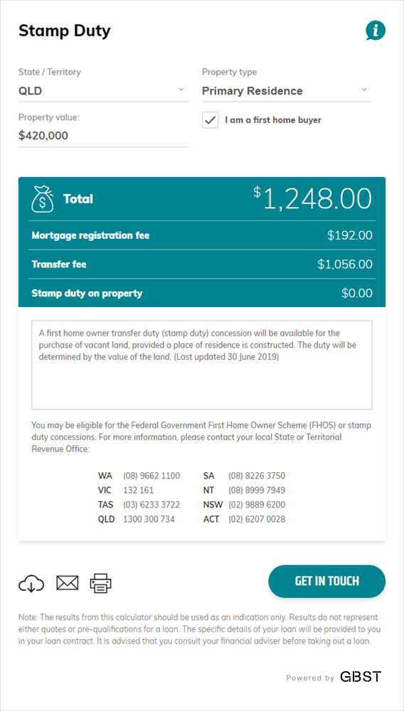 Stamp Duty Calculator GBST Equate